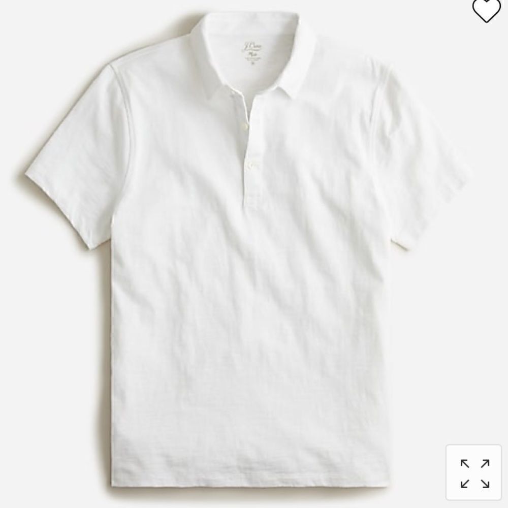 J. Crew Tall garment-dyed slub cotton polo shirt Item BE145*